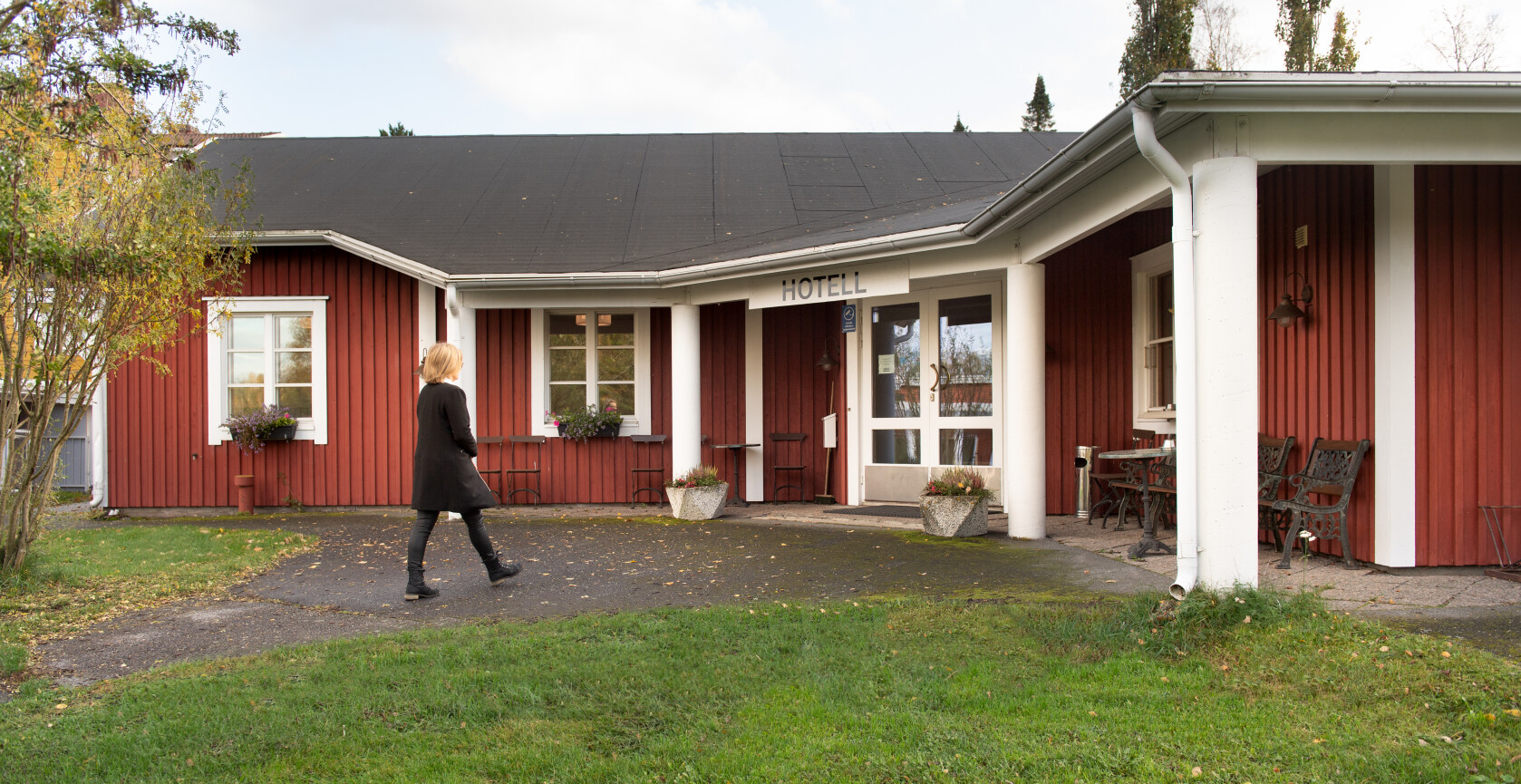 Juthbacka hotell entré