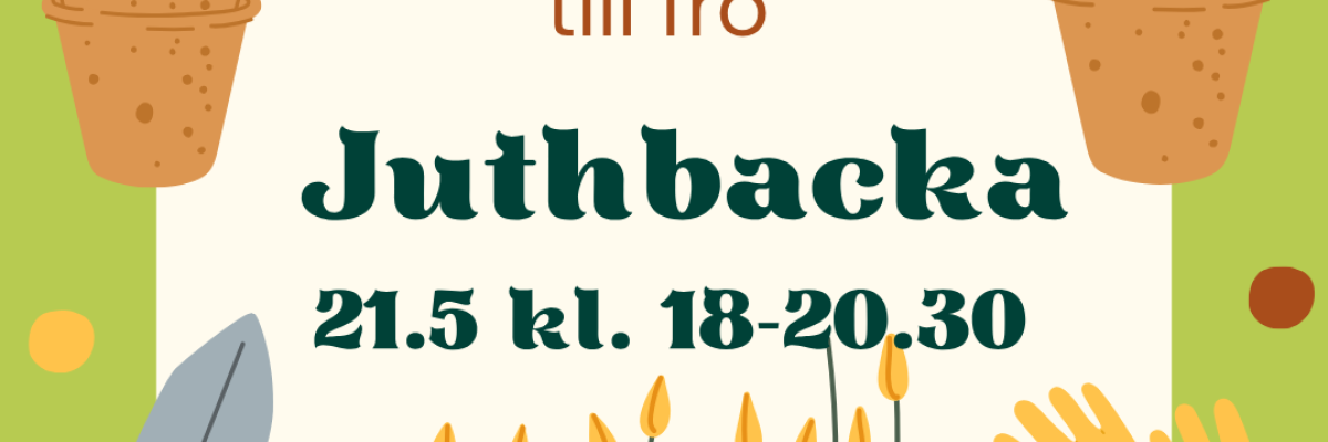 Från FRÖ till frö - TOR 21.5.2026, kl. 18:00 - 20:30